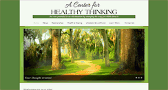 Desktop Screenshot of centerforhealthythinking.com